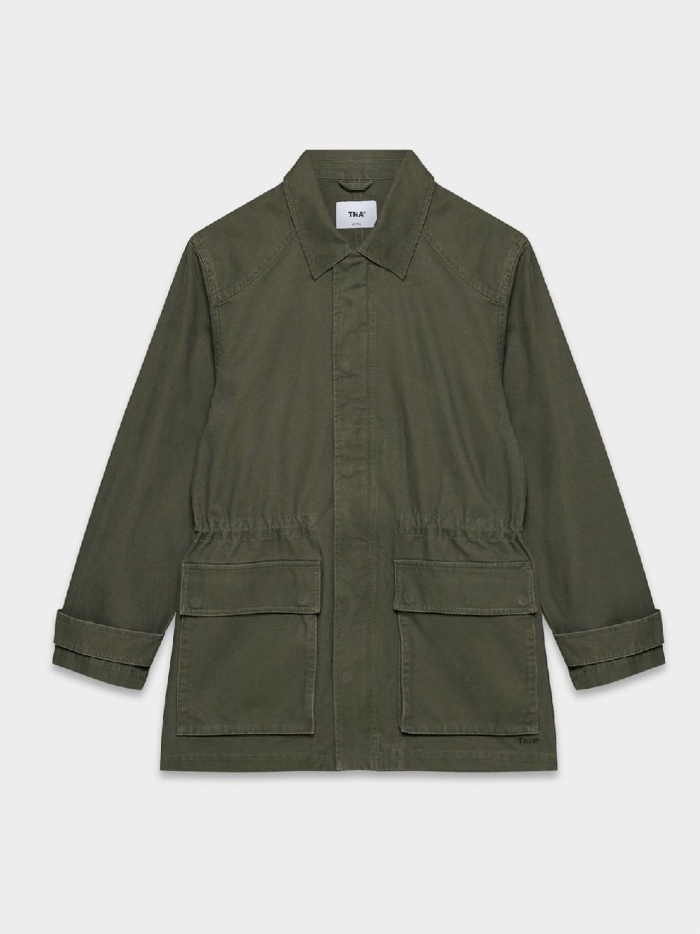Aritzia Olive Green Utility Jacket with Front Flap Pockets - Picture 4 of 7